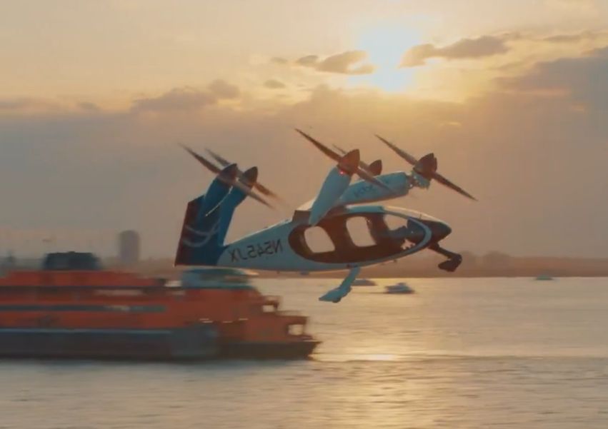 Taxiurile electrice zburătoare decolează din Manhattan: cum arată primele teste spre JFK