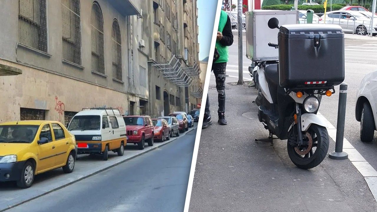 Haos în trafic la București: Motocicletele, pe trotuar și benzi STB? Se cere eliminarea autobuzelor!