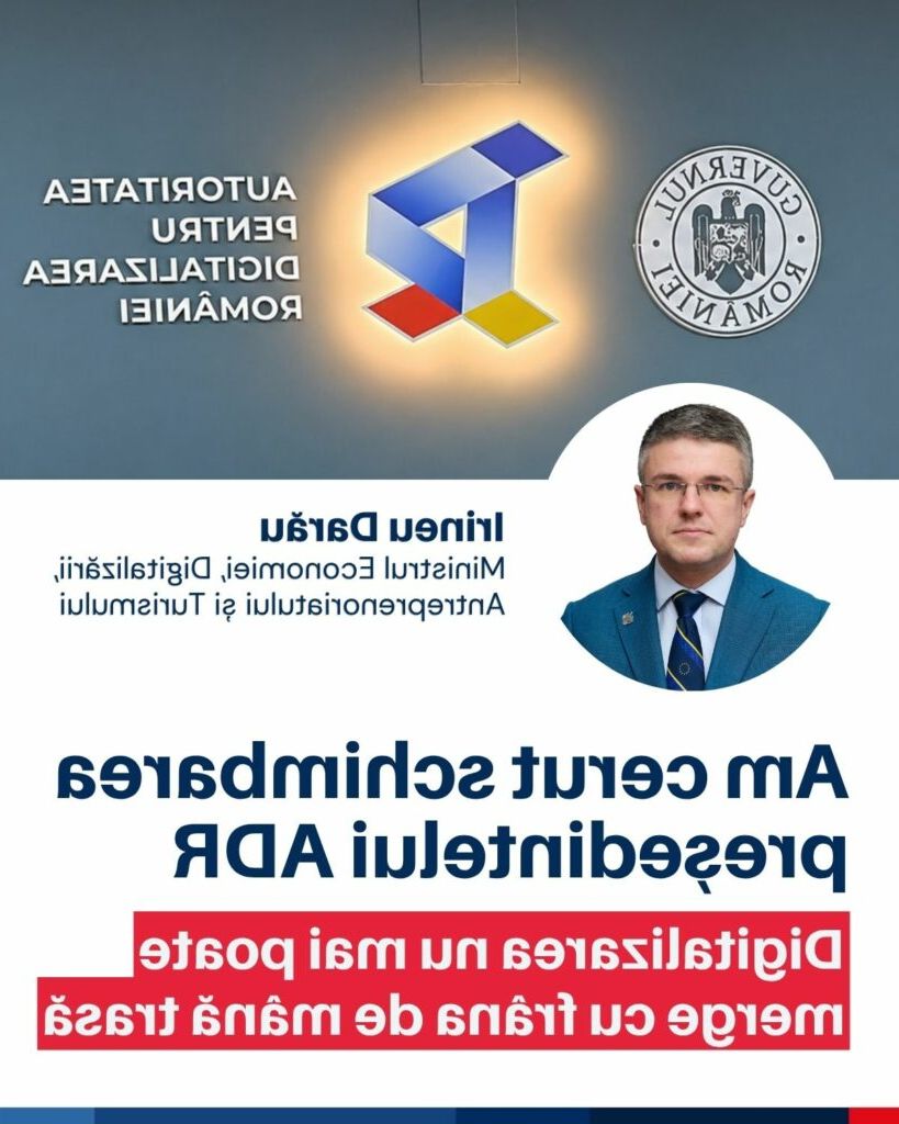 RESET în digitalizarea României: Șeful ADR, demis după eșecuri majore în proiectele IT ale statului