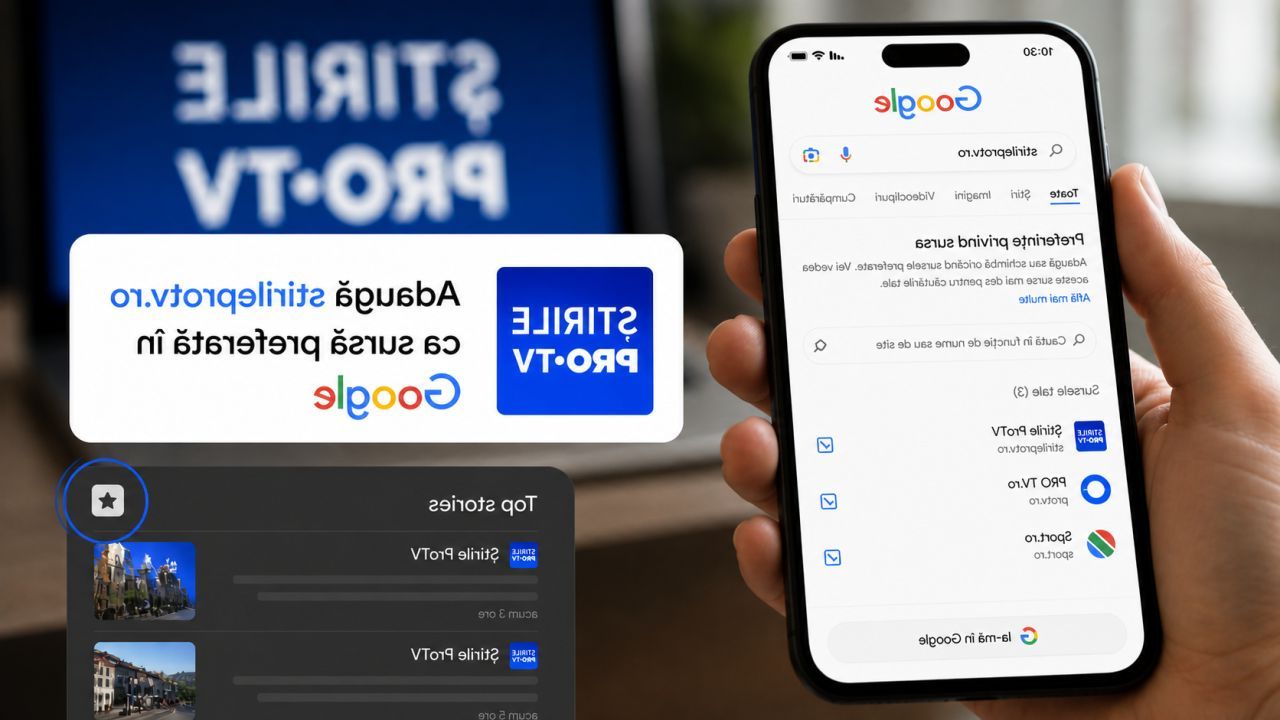Vrei să vezi știrile ProTV primele în Google? Iată ghidul complet!