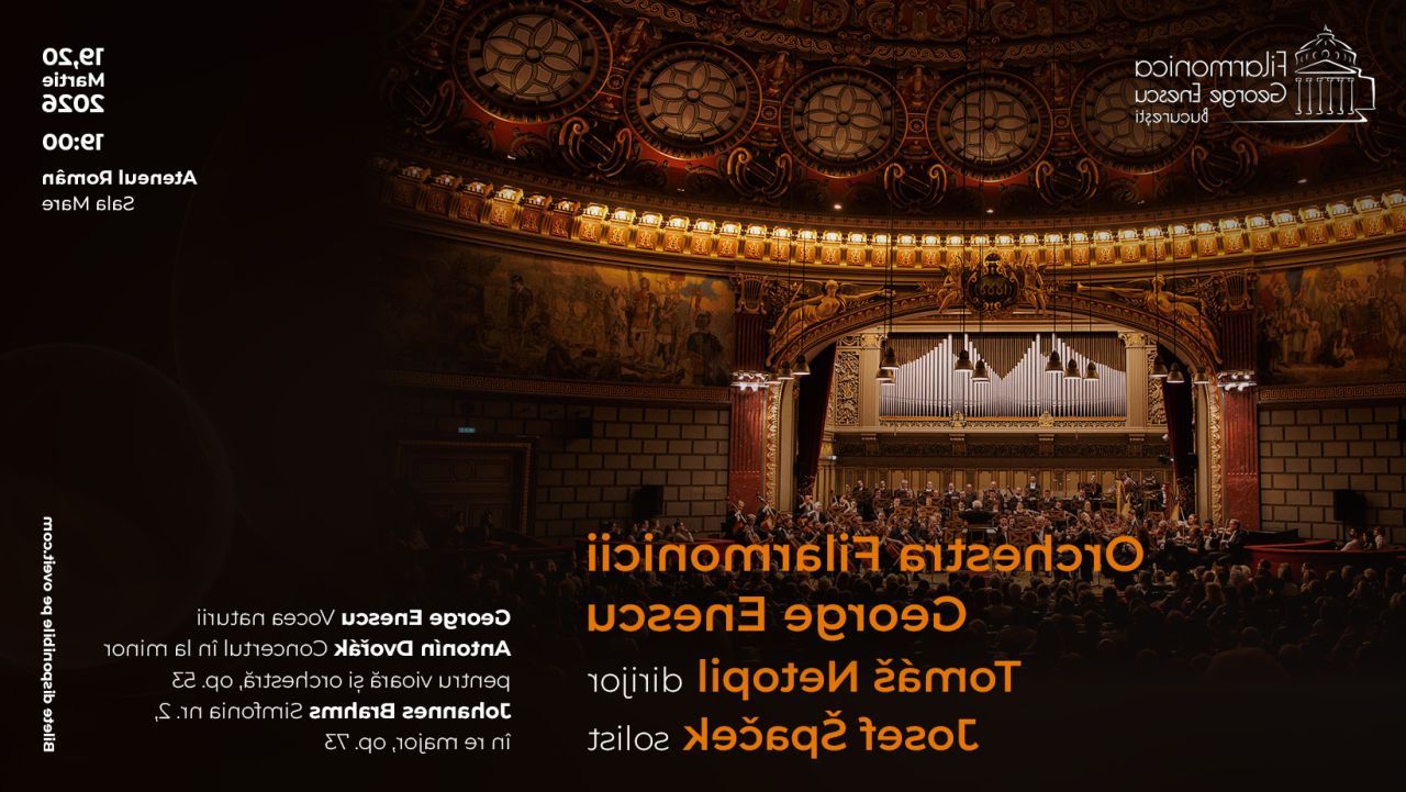 Tomáš Netopil și Josef Špaček, într-un concert de vioară excepțional la Filarmonica George Enescu