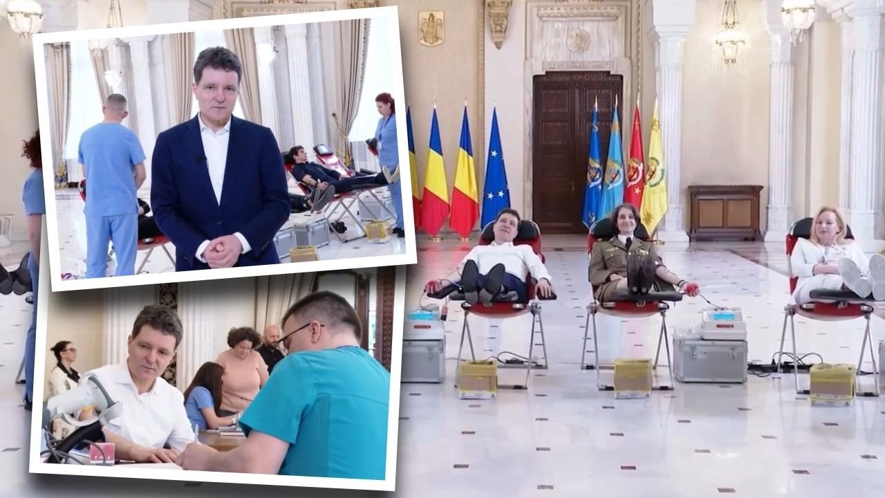 Nicușor Dan a donat sânge la Cotroceni: „Împreună, facem o mare diferență” VIDEO