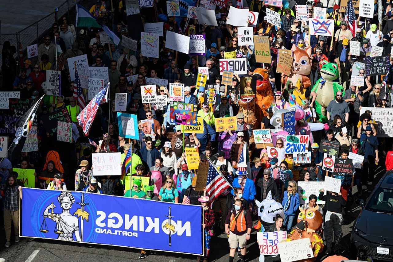 Protest "No Kings": Milioane de oameni, pe străzi în SUA și Europa, împotriva lui Donald Trump