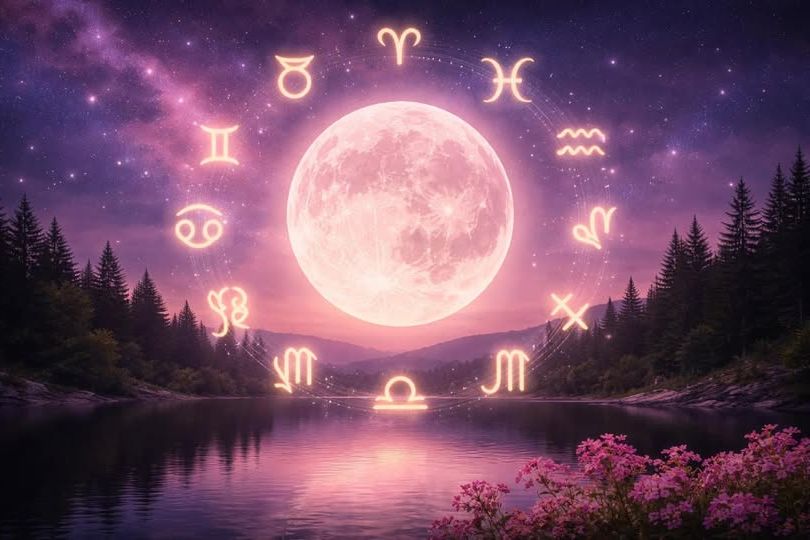 Luna Plină Roz aduce ușurare și transformări discrete pentru aceste zodii!