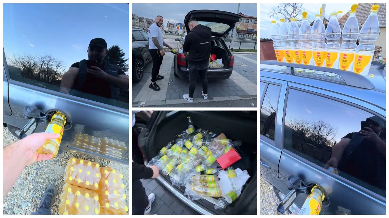 Criza carburanților: Românii, gesturi extreme! Șoferii își alimentează mașinile cu ulei de floarea-soarelui
