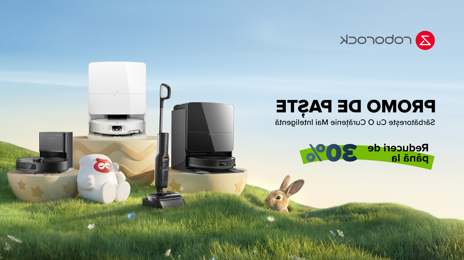 Paște cu super oferte: Reduceri de până la 30% la aspiratoarele robot Roborock!