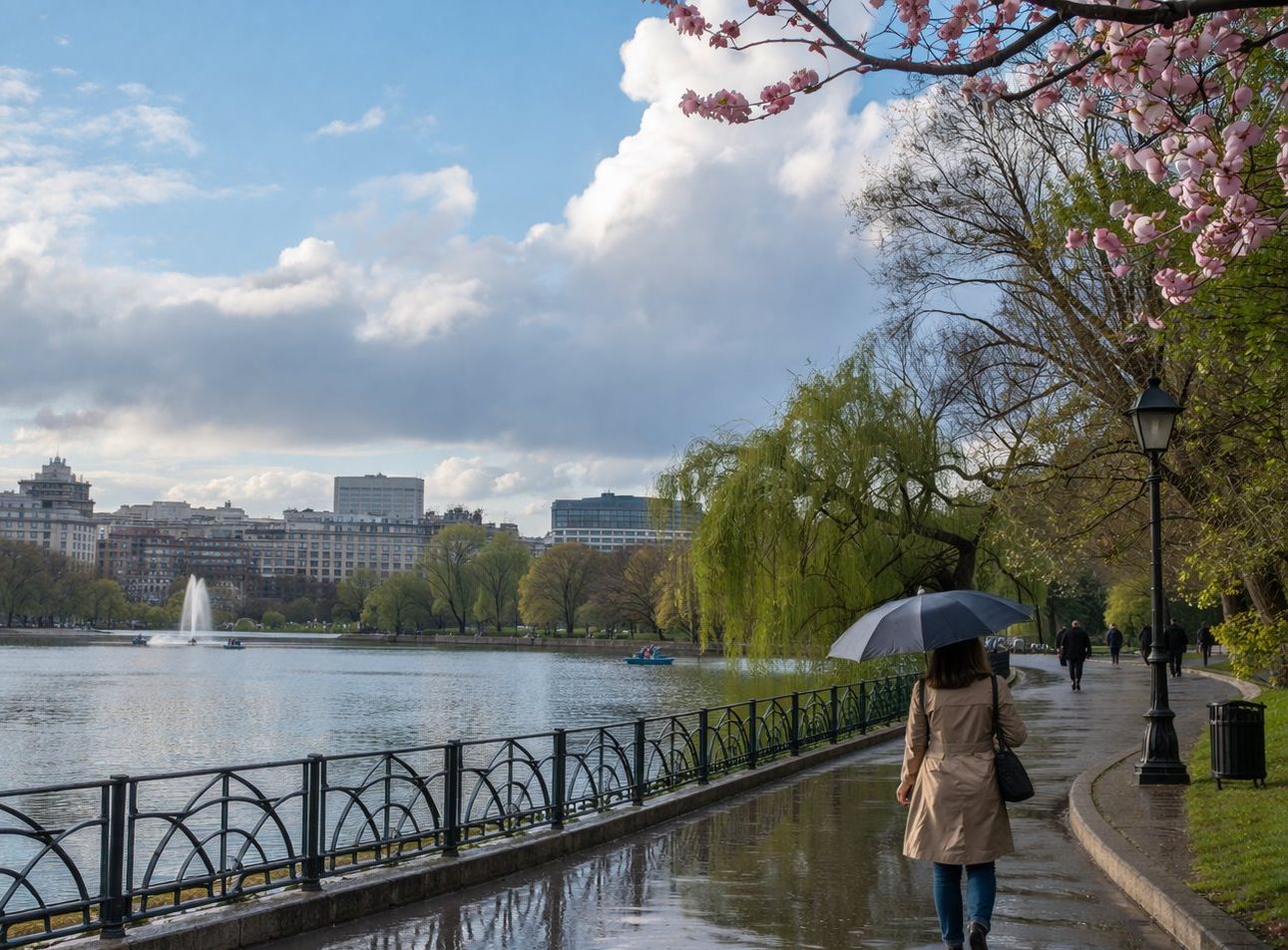 Vreme capricioasă în București: Răcire în Săptămâna Mare, apoi soare de Paște!