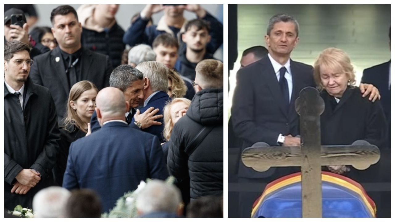 Gest impresionant: Răzvan Lucescu, 16 ore în picioare, lângă sicriul tatălui, pentru 15.000 de oameni