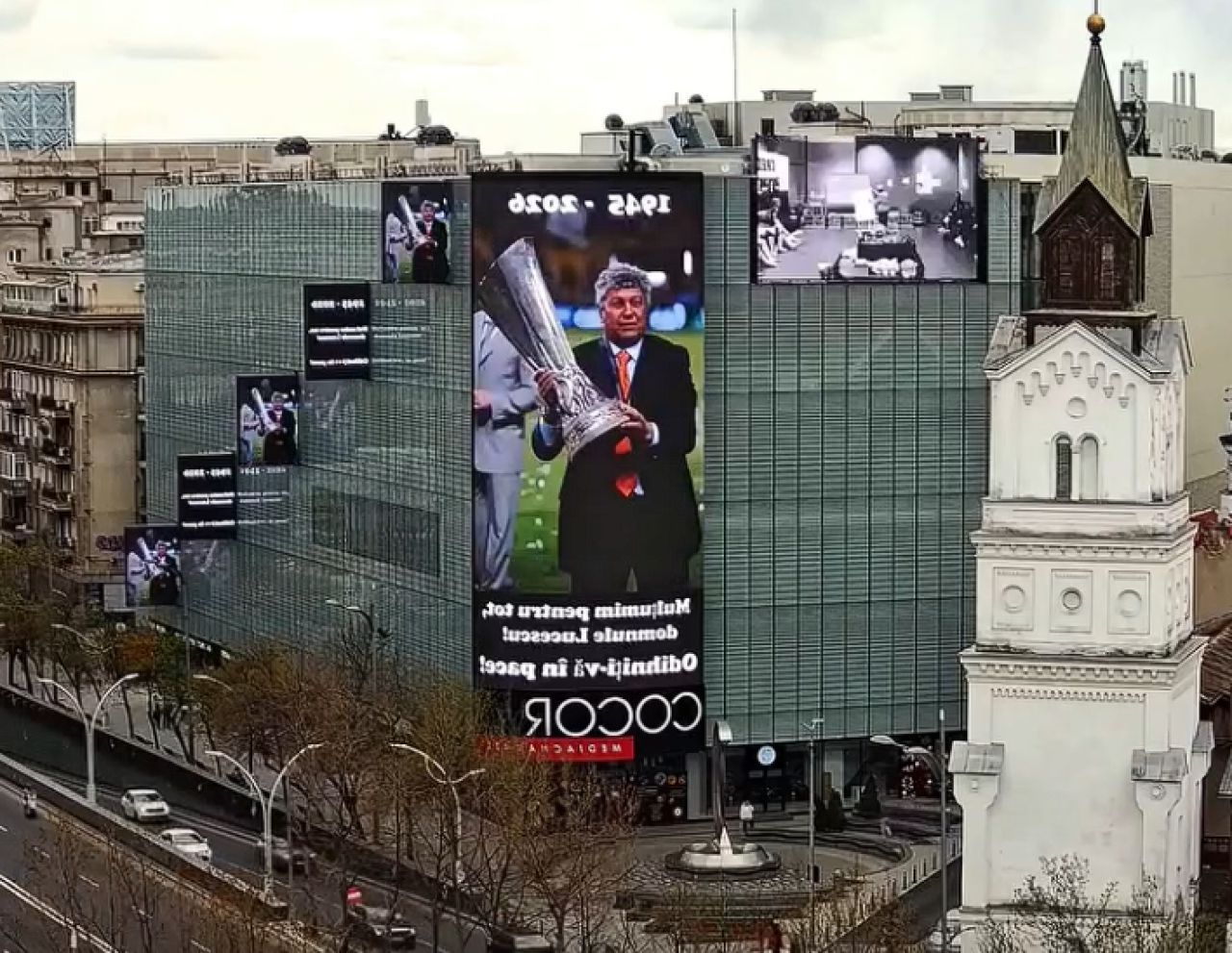Omagiu grandios pentru Mircea Lucescu în București: De la kilometrul 0, spre lumea fotbalului!
