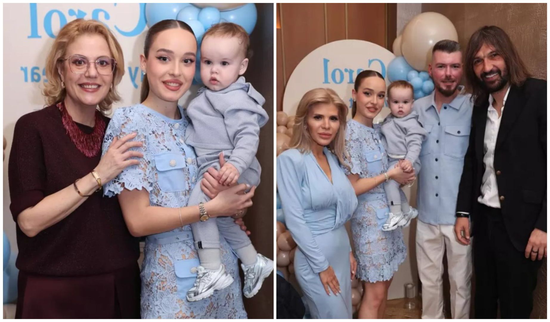 Bunică fericită: Nepoțelul Ralucăi Moianu a împlinit un an! Nașul Dan Alexa, încântat