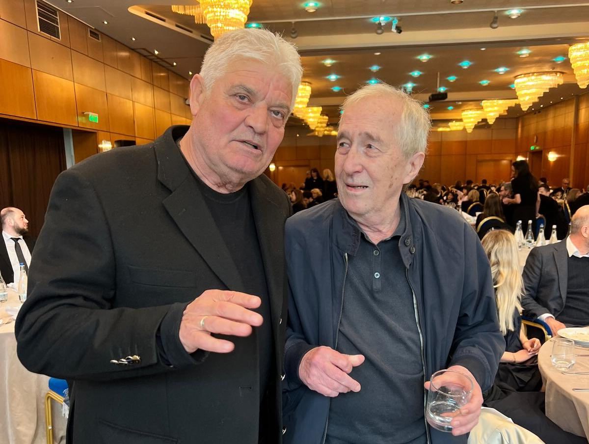 Reuniune șocantă: Valentin Ceaușescu și o legendă a fotbalului românesc, împreună la parastas