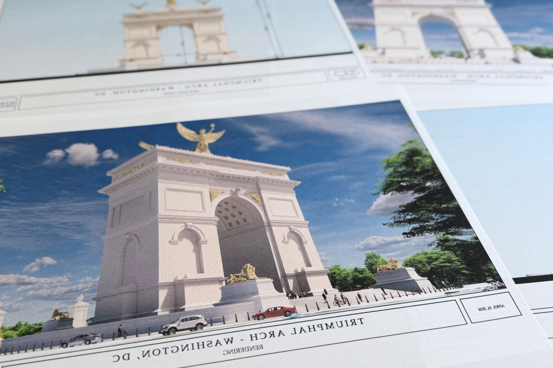 Trump vrea un Arc de Triumf uriaș în Washington, de trei ori mai înalt decât cel din București