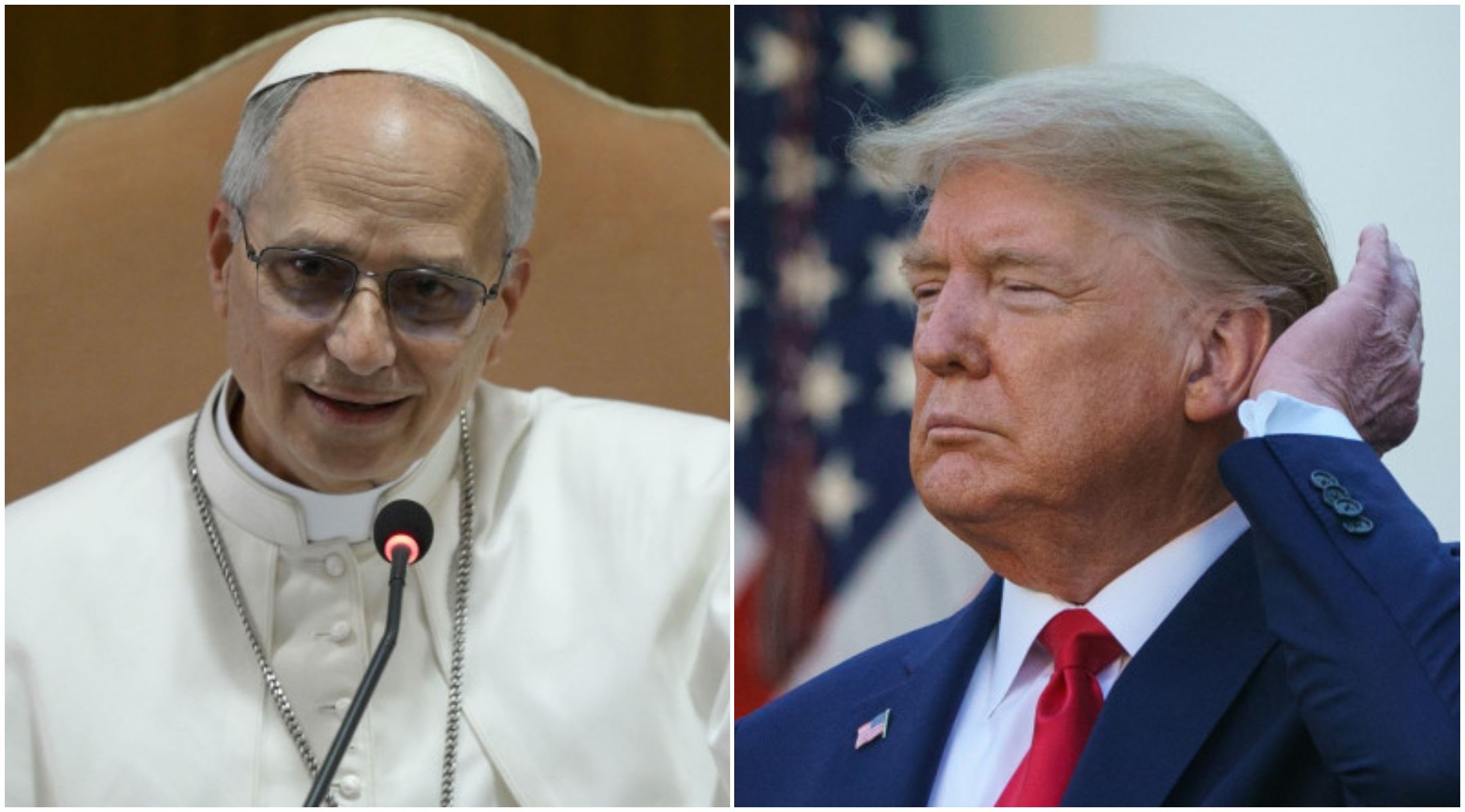 Trump îl atacă dur pe Papa Leon, numindu-l "dezastruos". Imaginea lui Trump ca Iisus pe rețele.