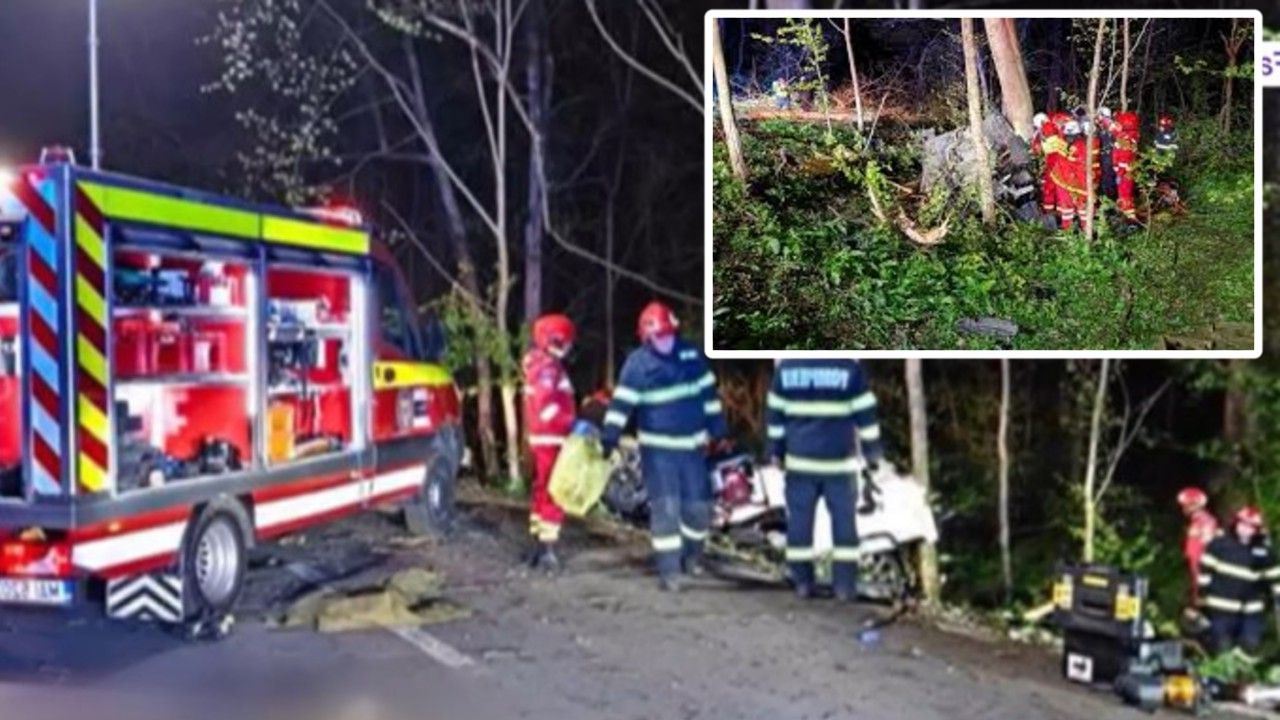 Tragedie de Paște pe DN1: Doi tineri au murit după ce mașina s-a răsturnat