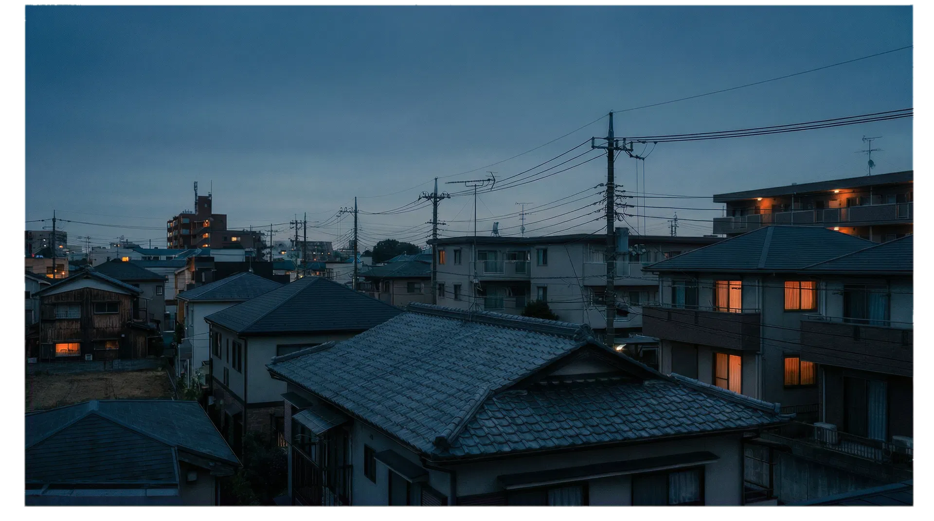 住宅街の風景