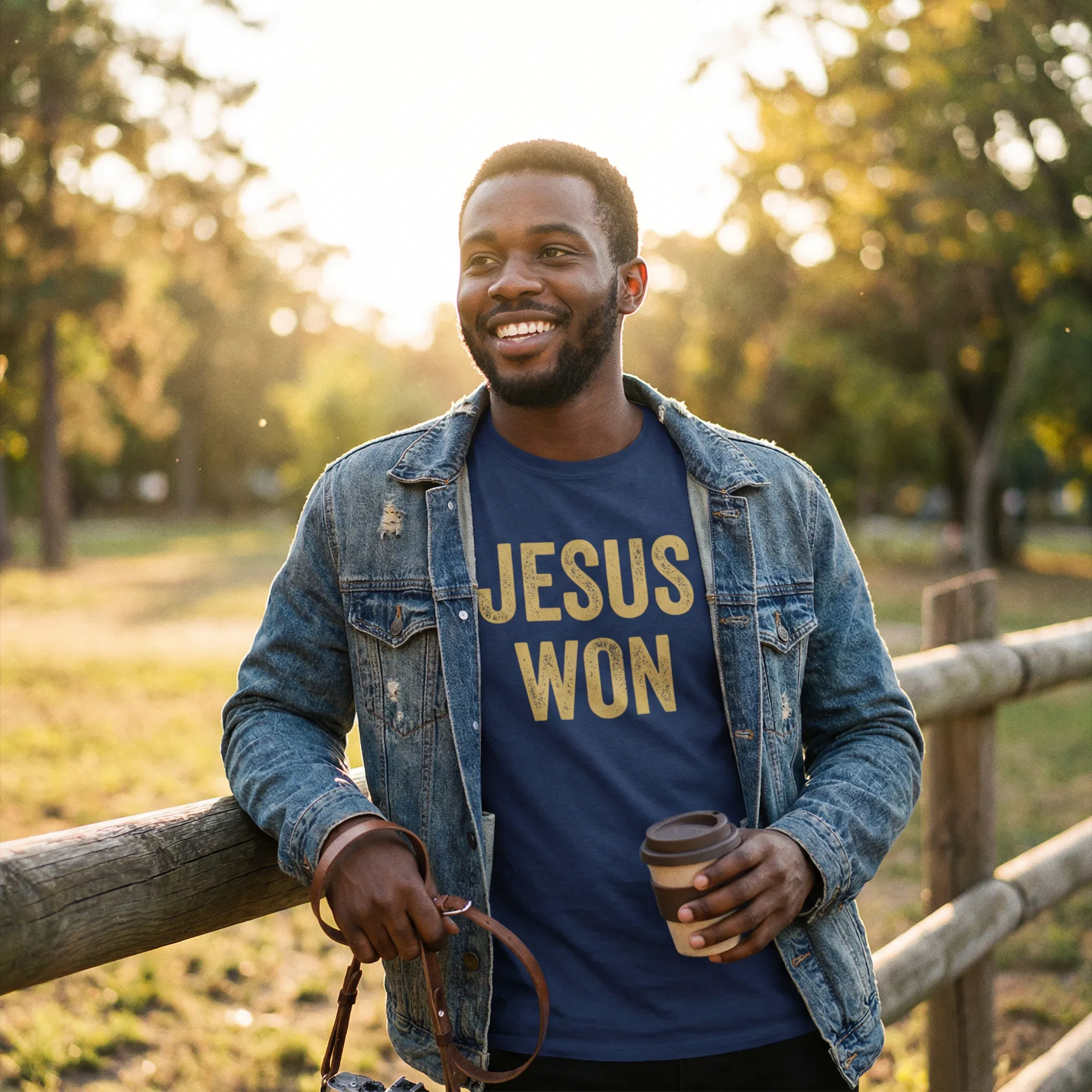 Wearing my faith boldly every day ✝️ #JesusWon #ChristianFashion