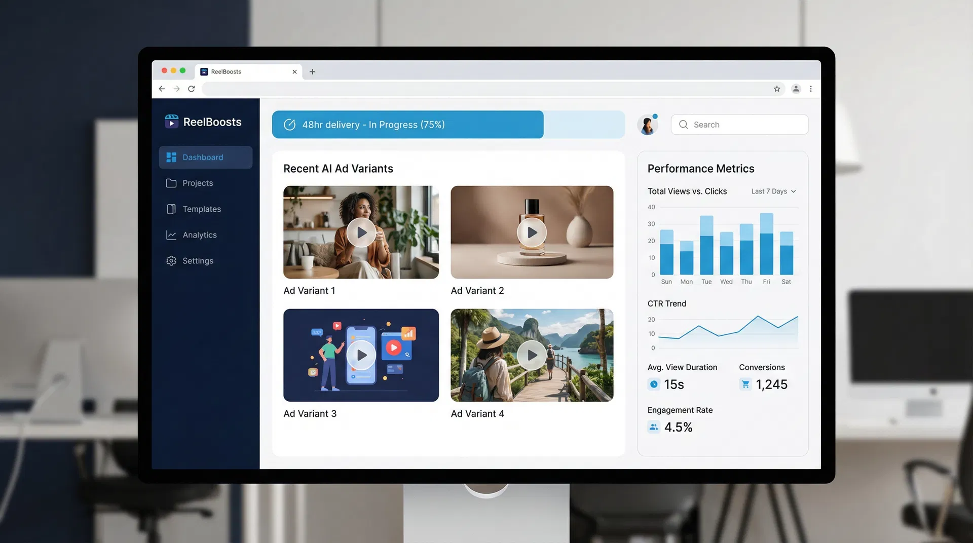 ReelBoosts Dashboard