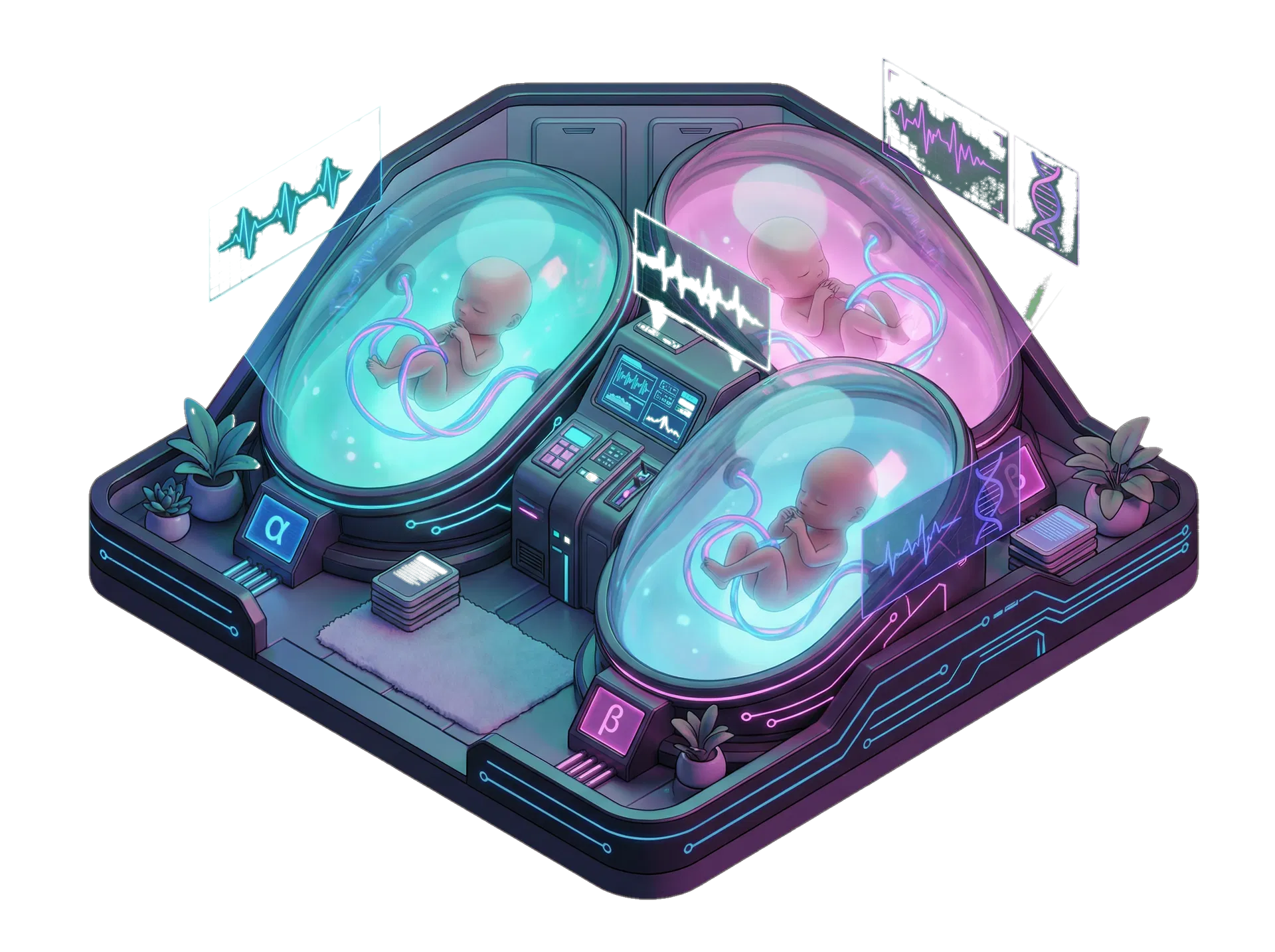 赛尔夫双连体孕育舱 - 赛奥夫 & 赛奥芙