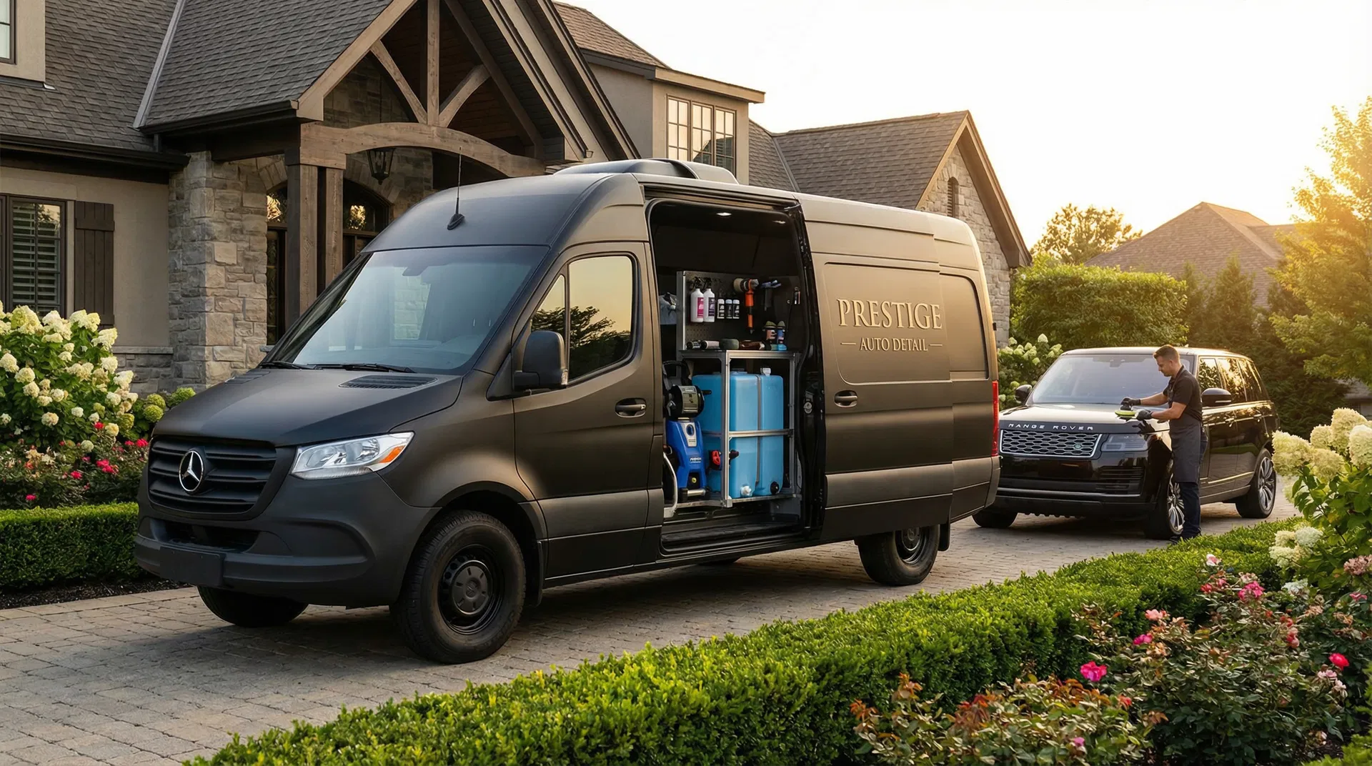 Mobile detailing van