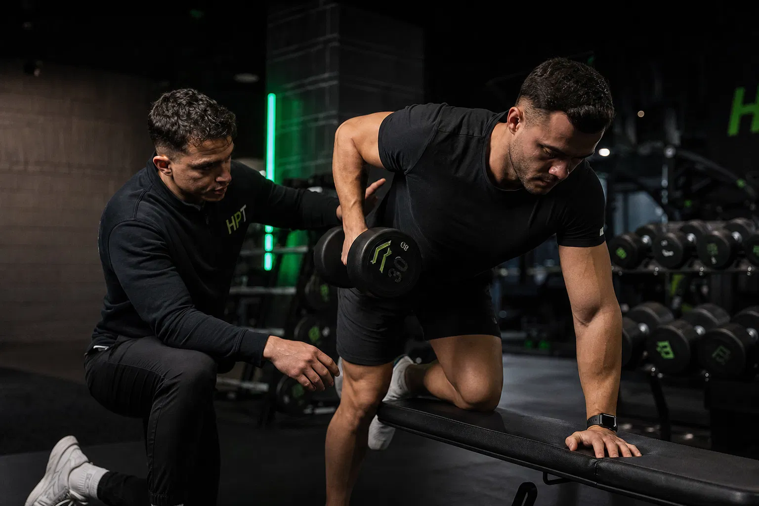 Simon Wright personal training session