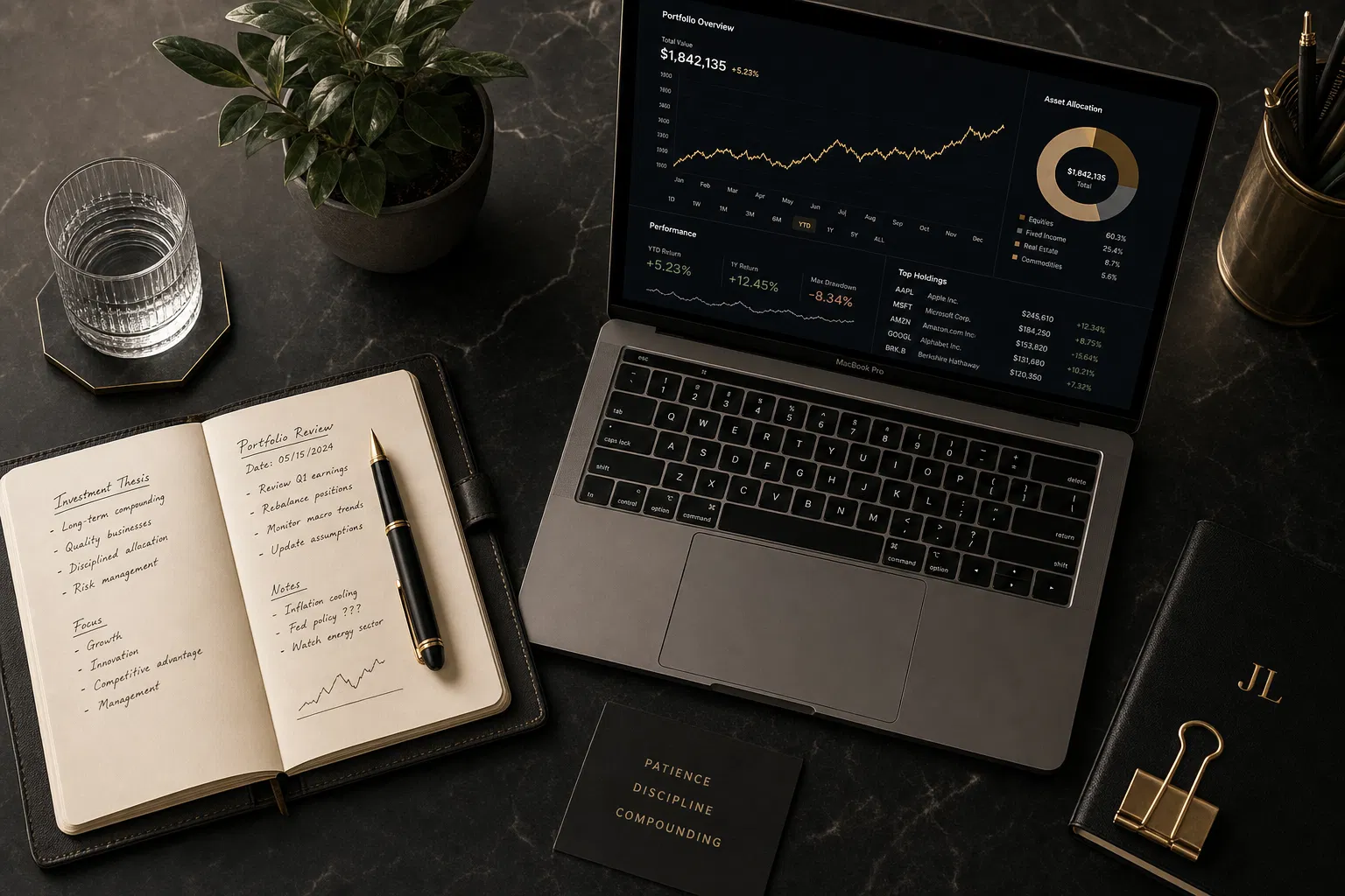 Finanzanalyse-Arbeitsplatz