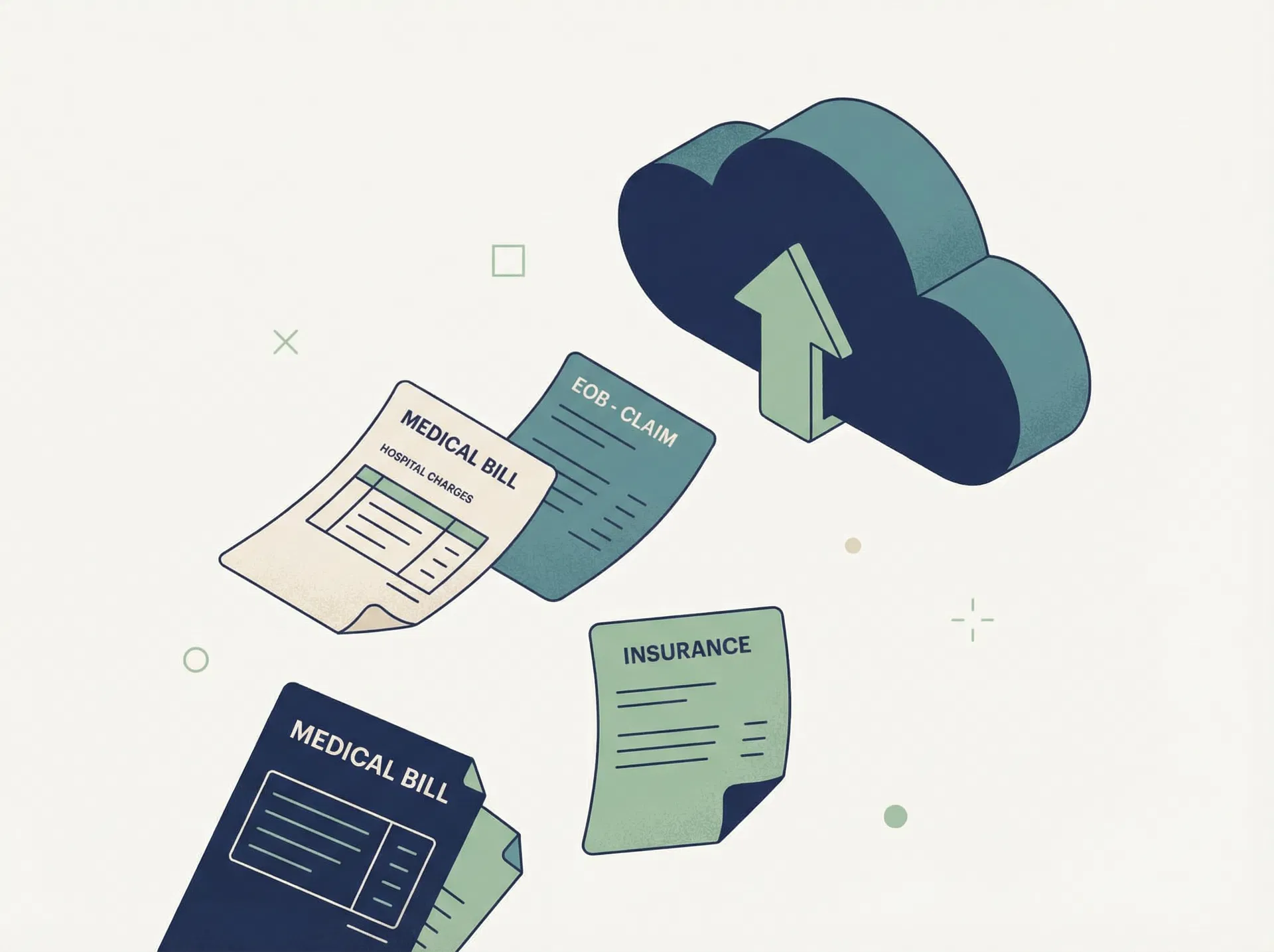 Document upload illustration