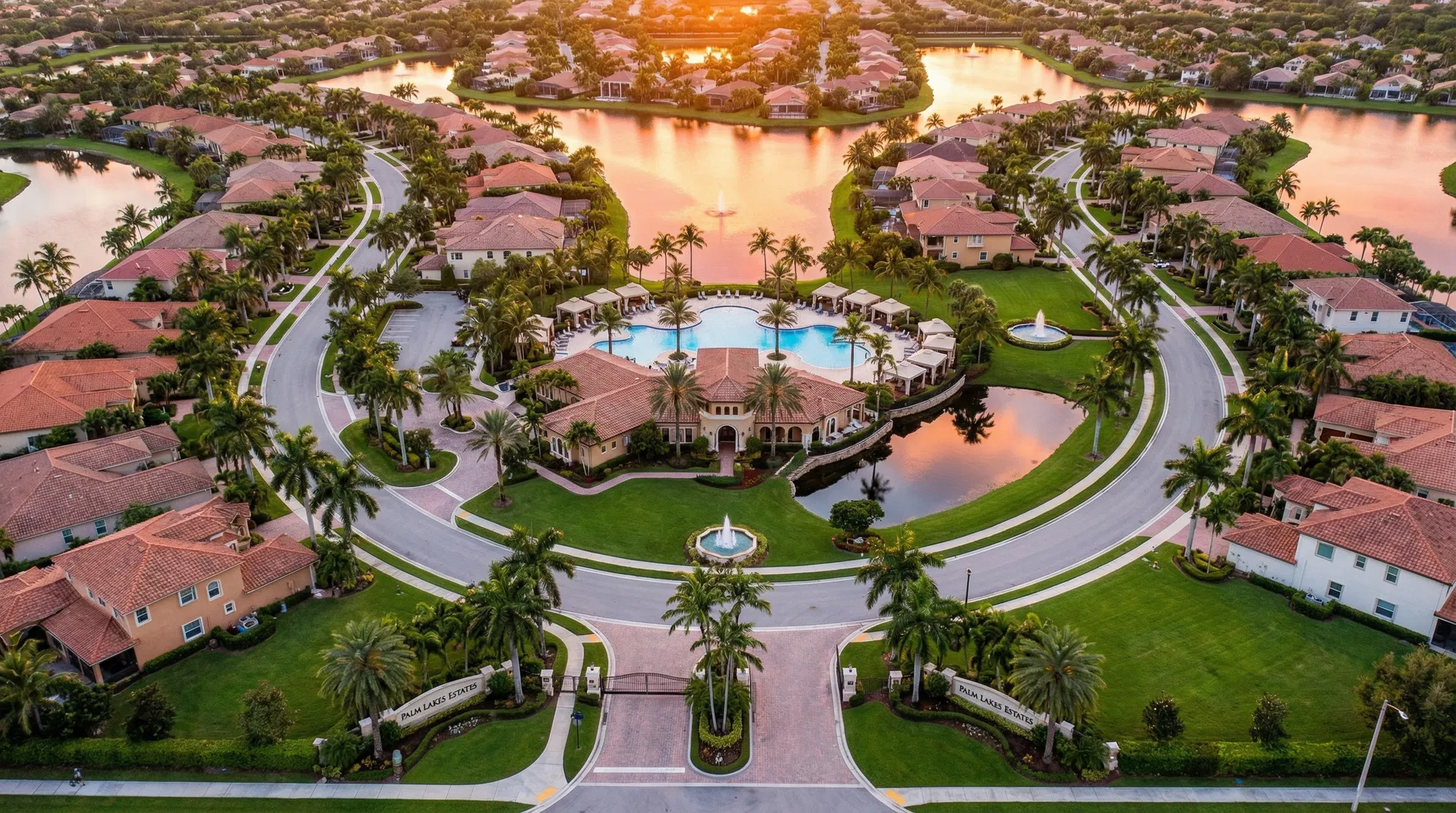 Celestina community aerial view