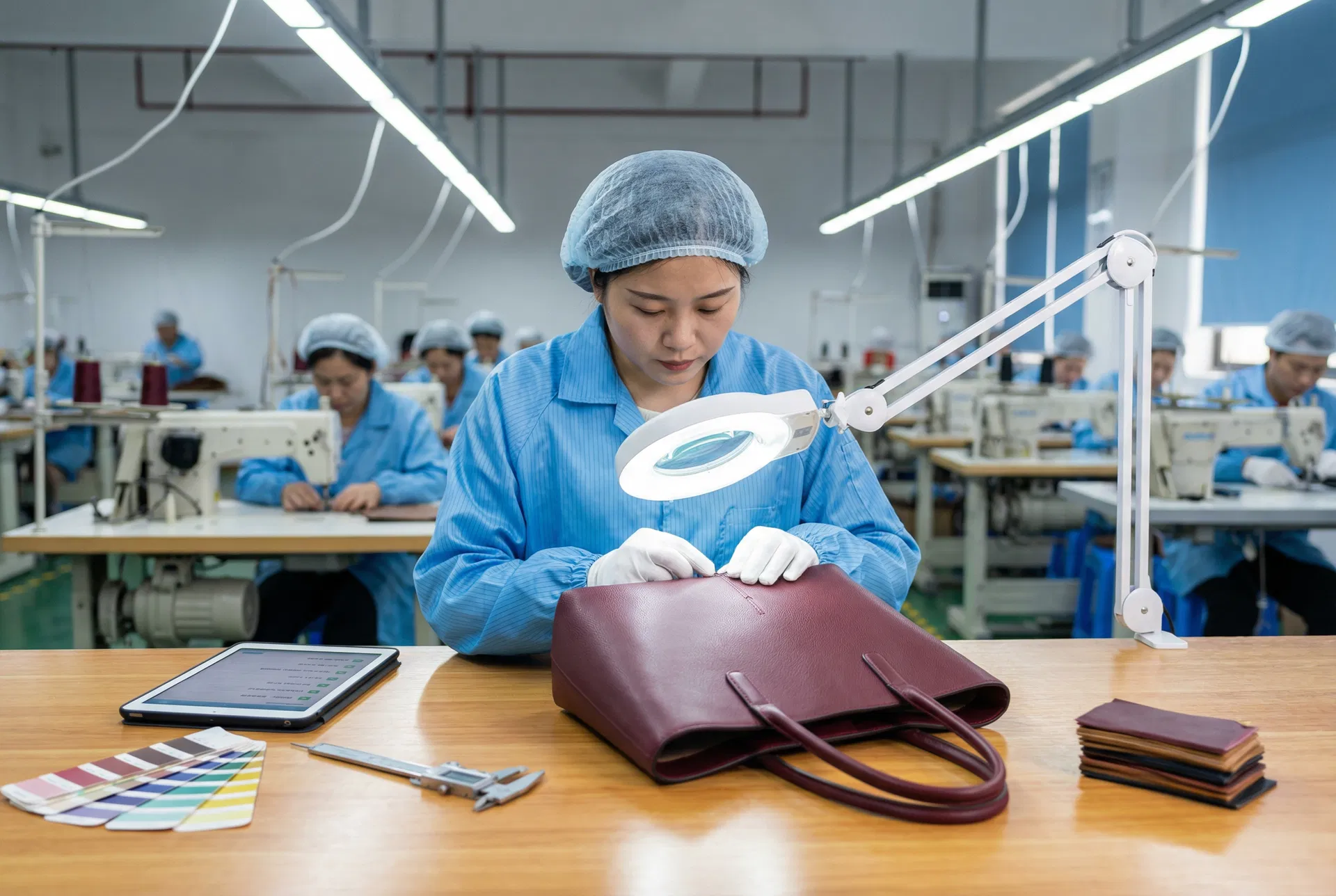 BagsDrop factory quality control inspection