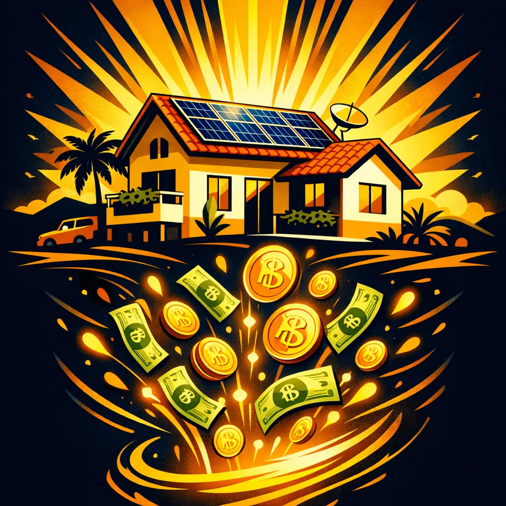 Economia com energia solar