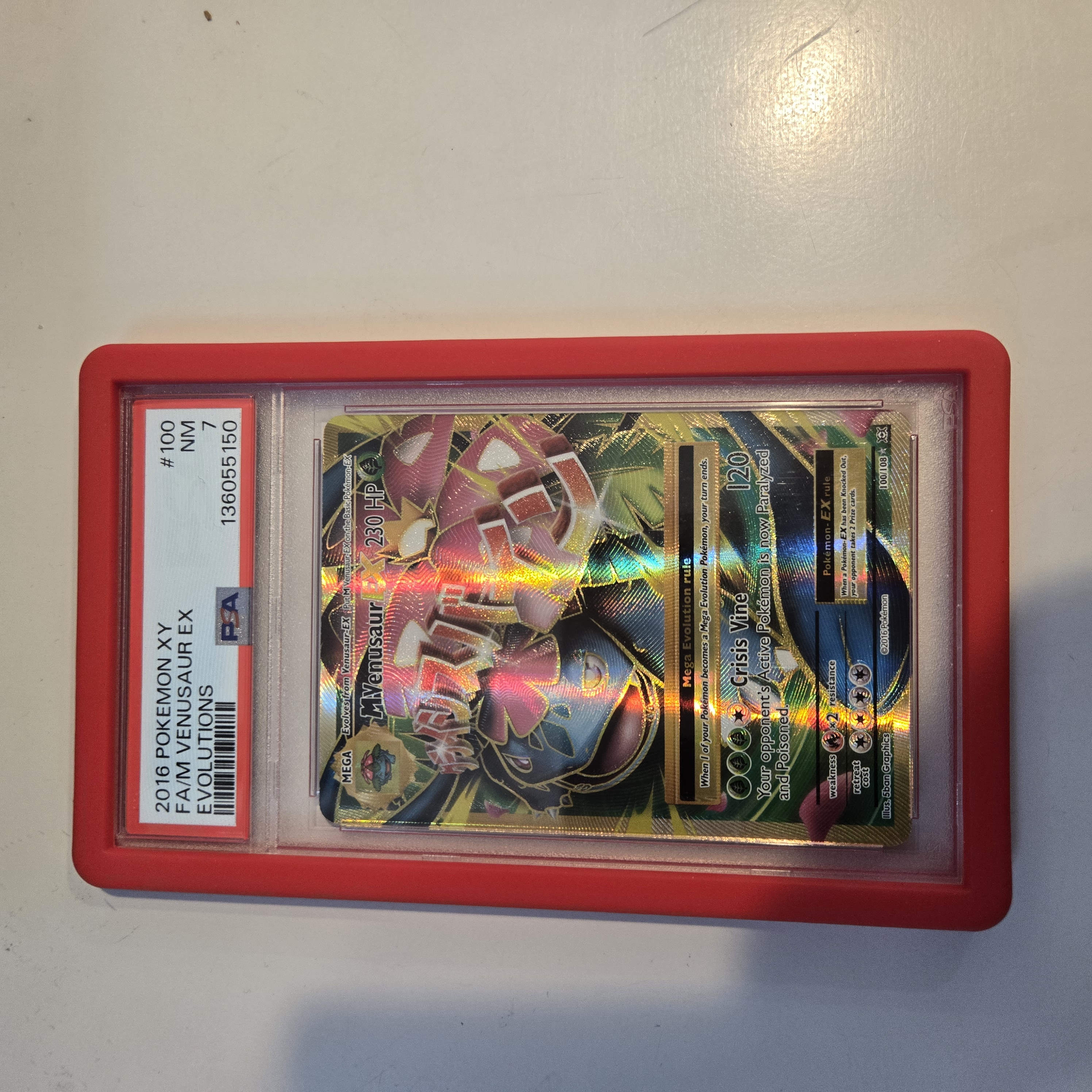 Venusaur EX #100 - PSA 7