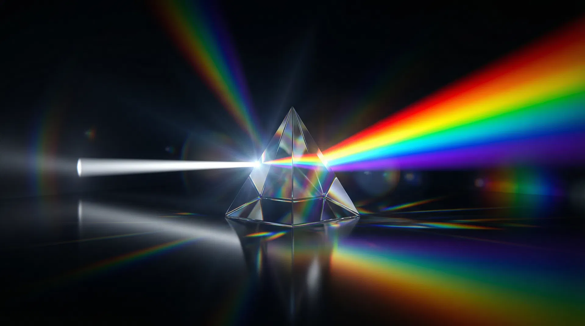 Prism light refraction