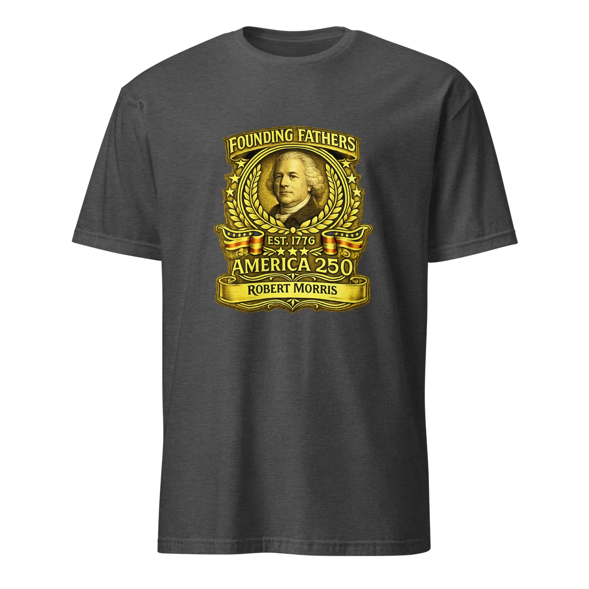 Robert Morris Founders Tee - Front Design