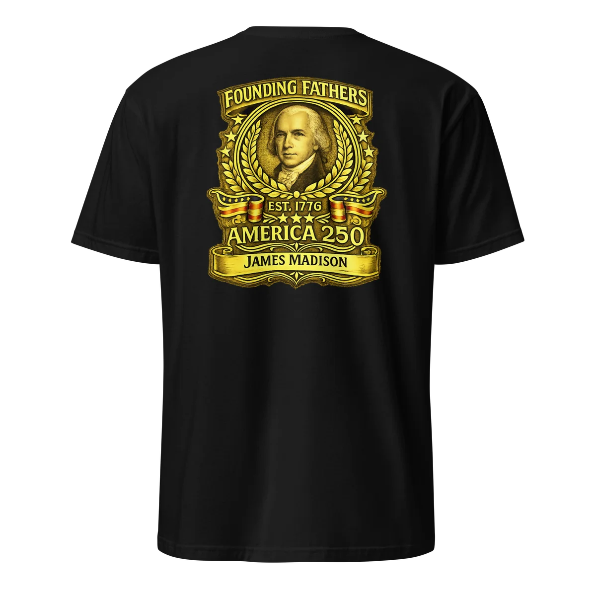 James Madison Founders Series T-Shirt - Back Print - view 1