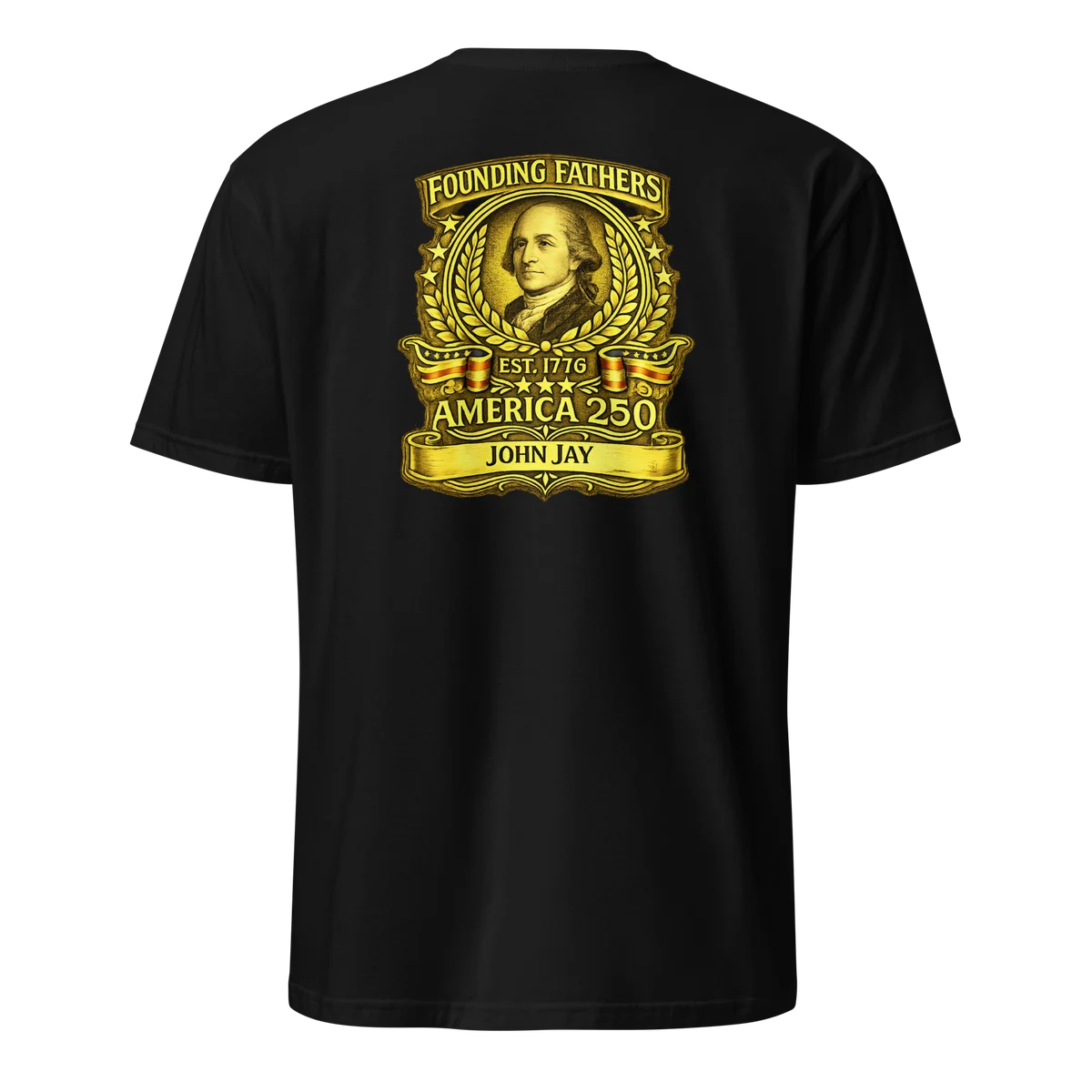 John Jay Founders Series T-Shirt - Back Print - view 1