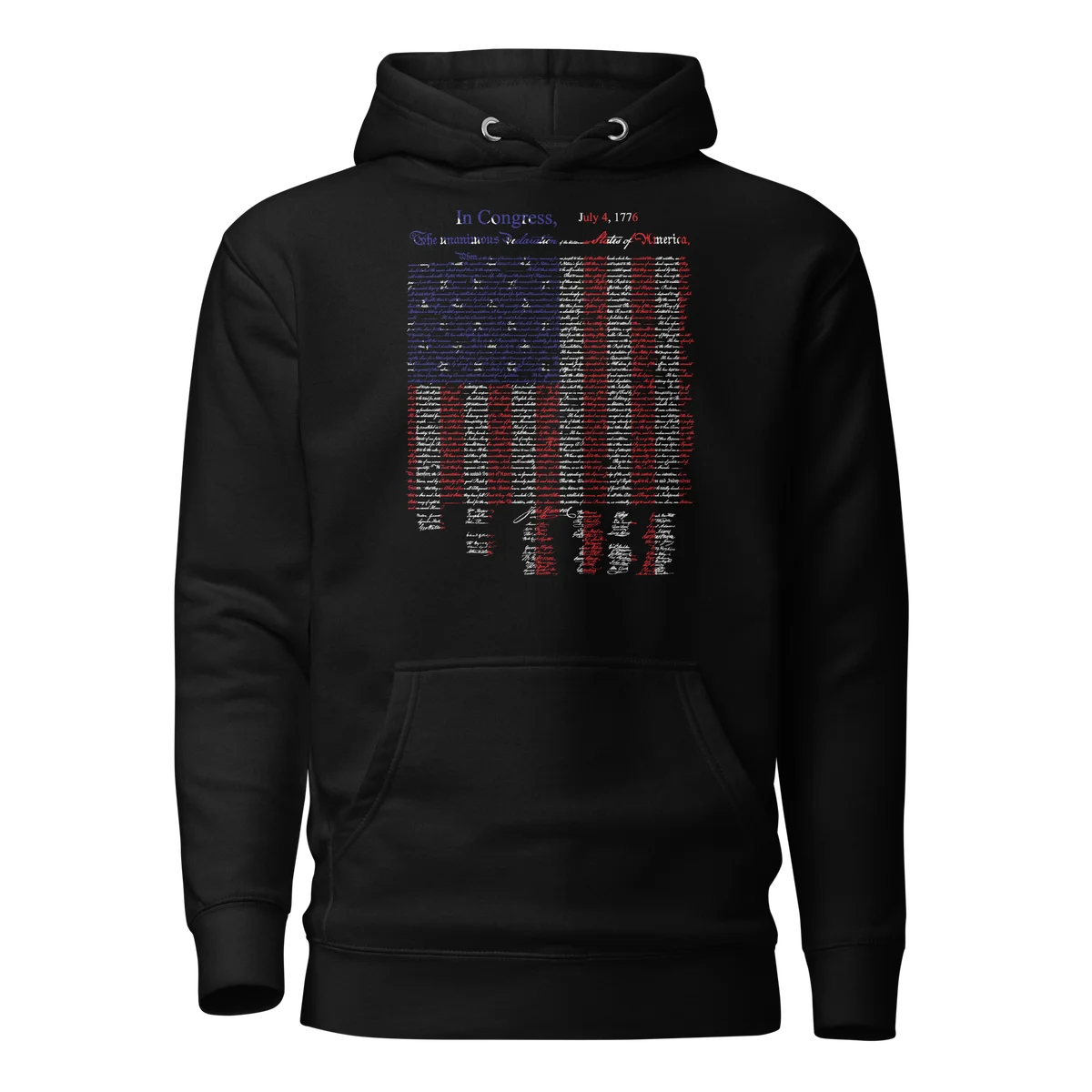 Declaration of Independence Flag Hoodie - view 1
