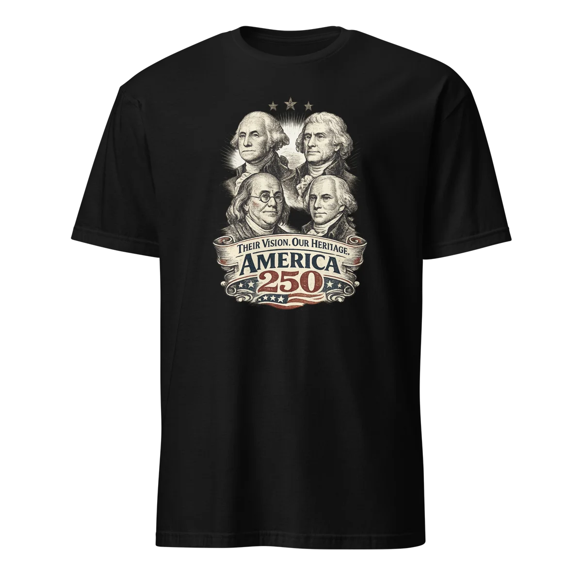 Their Vision, Our Heritage Founders T-Shirt - Front Print - view 1