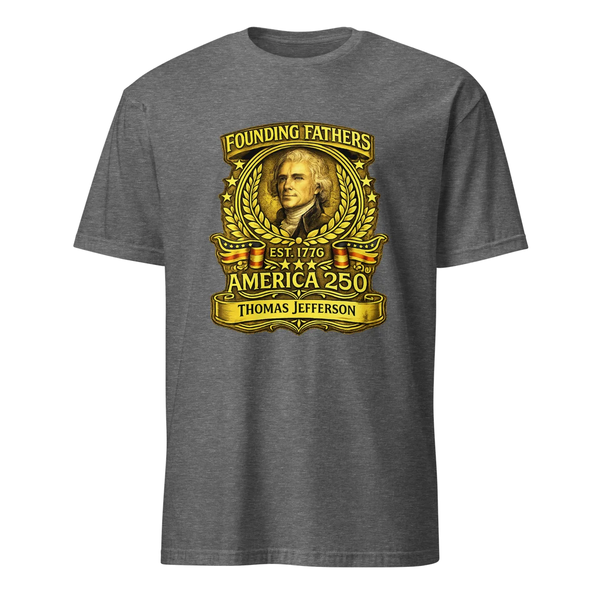 Thomas Jefferson Founders Tee - Front Design