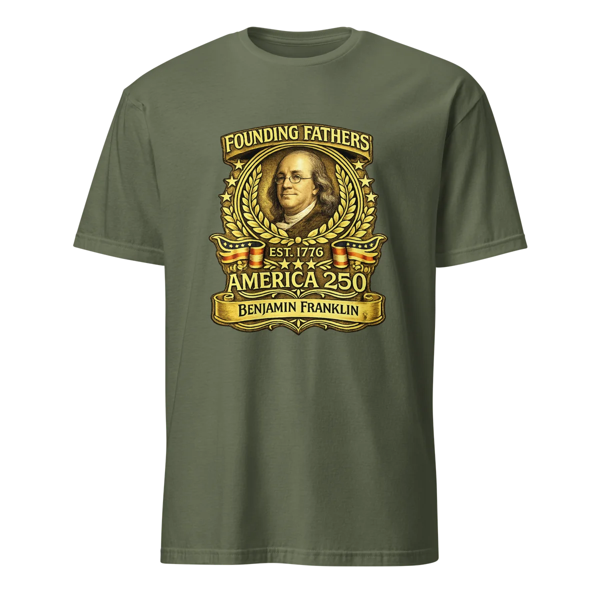 Benjamin Franklin Founders Tee - Front Design