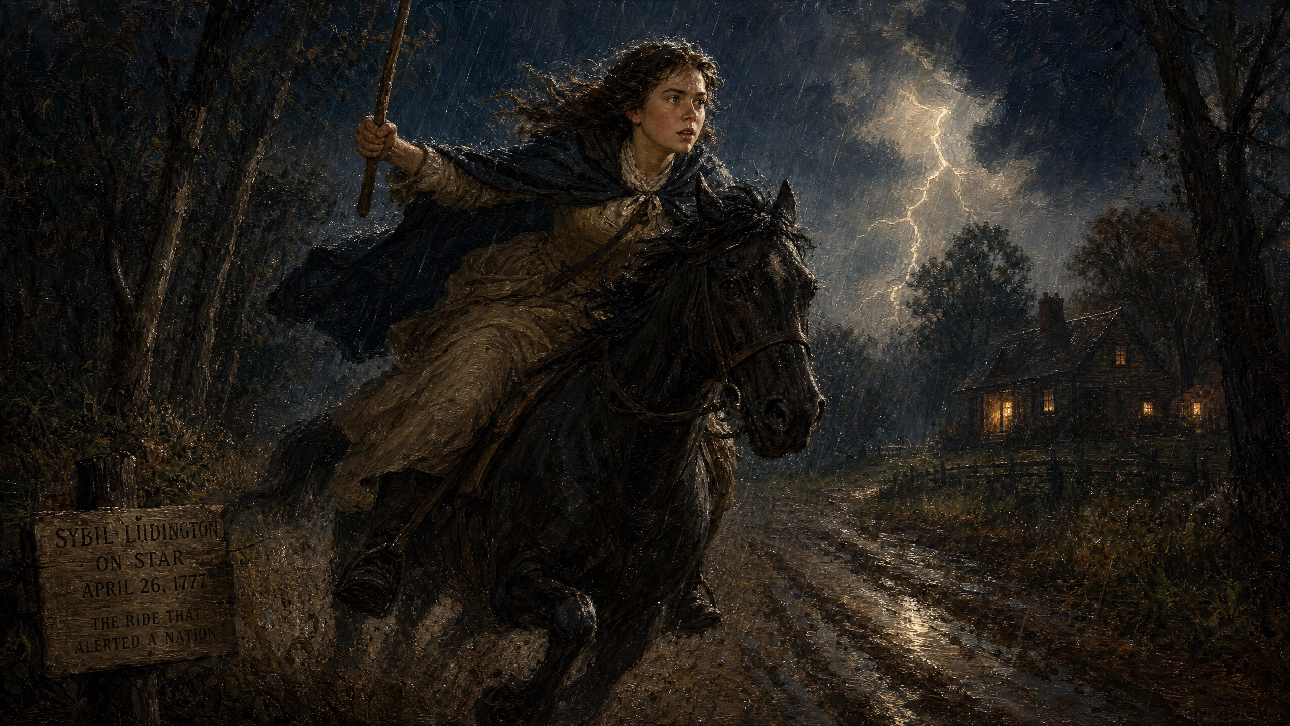 She Rode Into the Storm: The Extraordinary Night Sybil Ludington Saved the Revolution