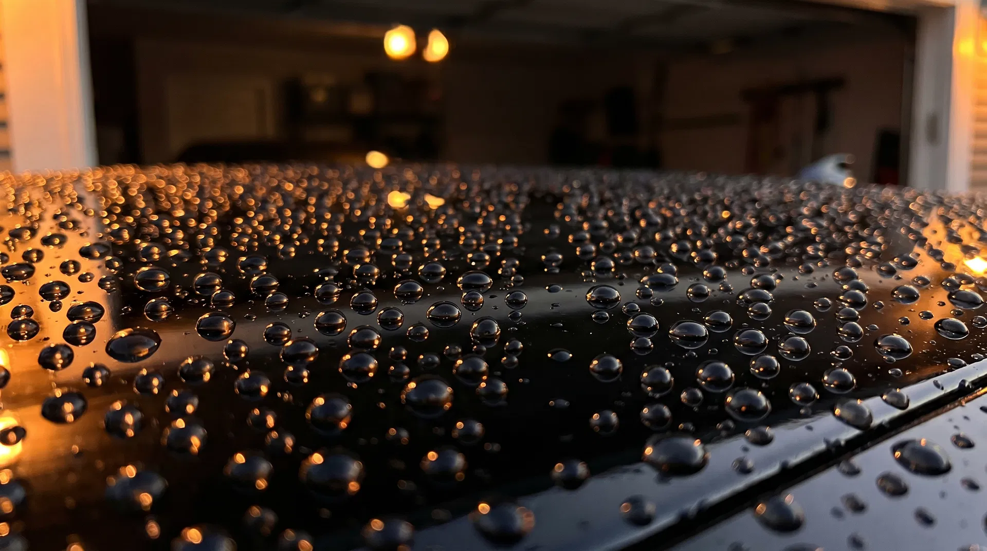 Ceramic coating hydrophobic effect