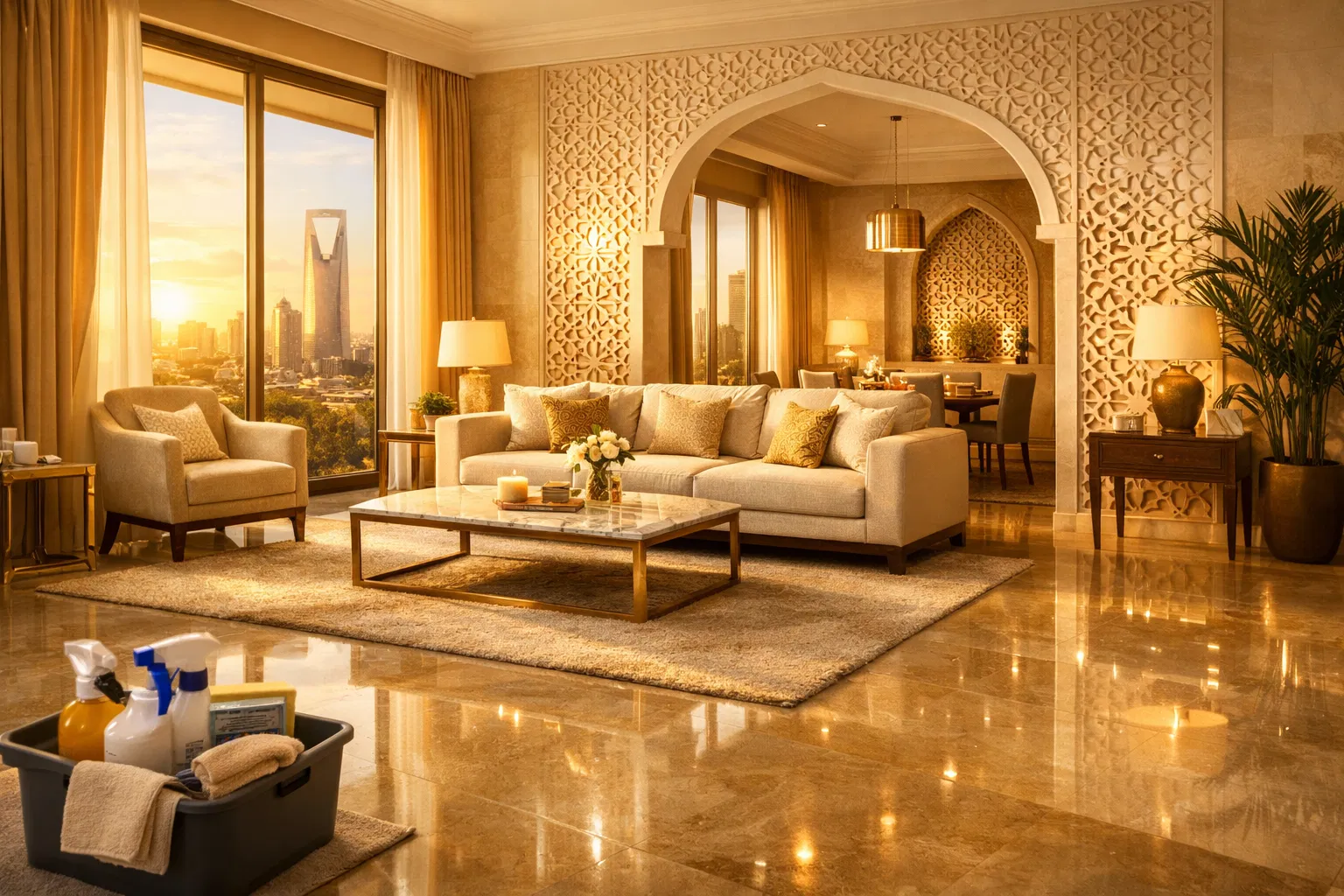 تنظيف الشقق