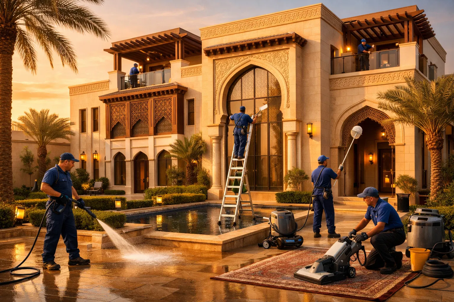 تنظيف الفلل