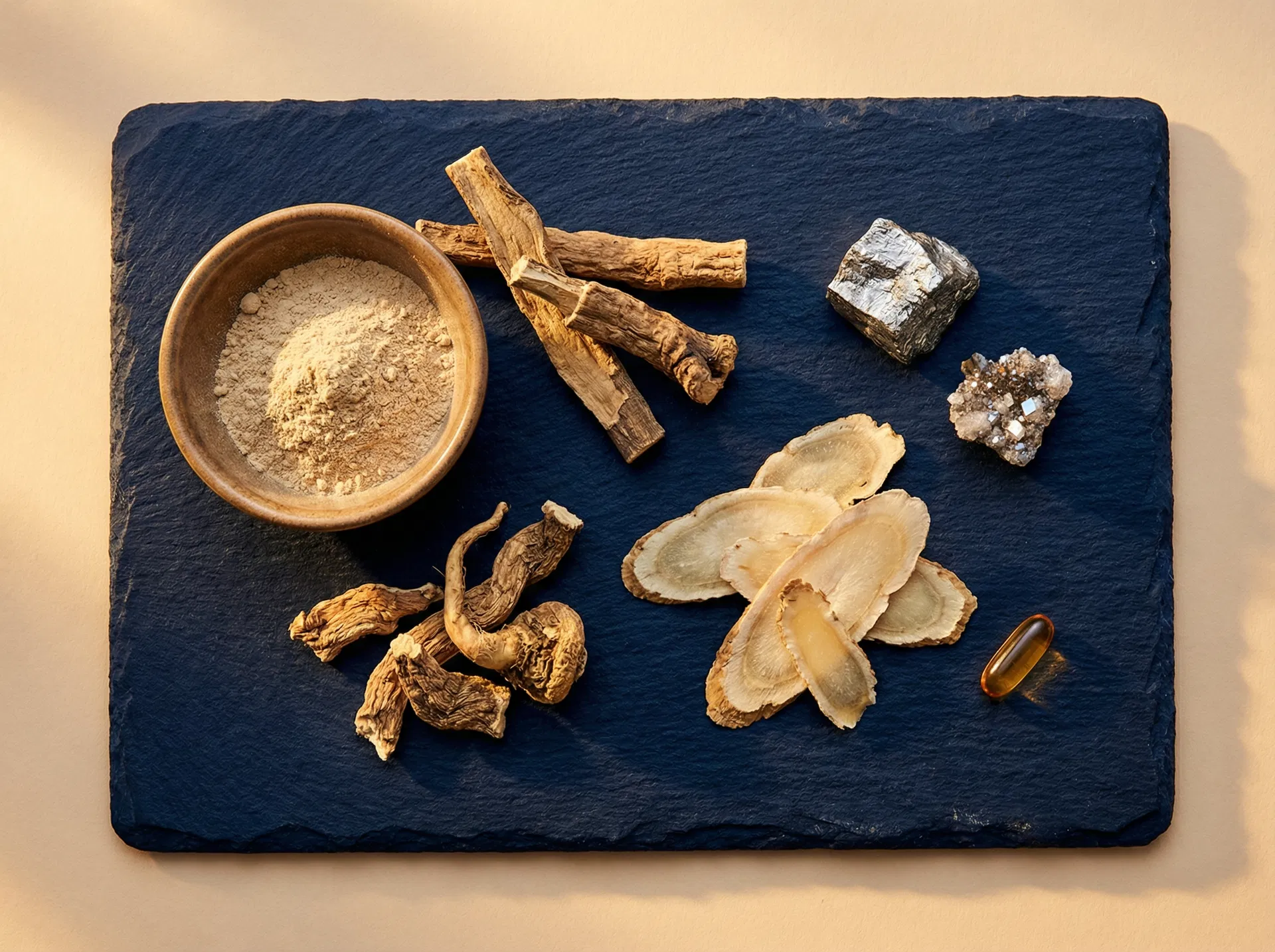 GLISERA natural ingredients flat lay