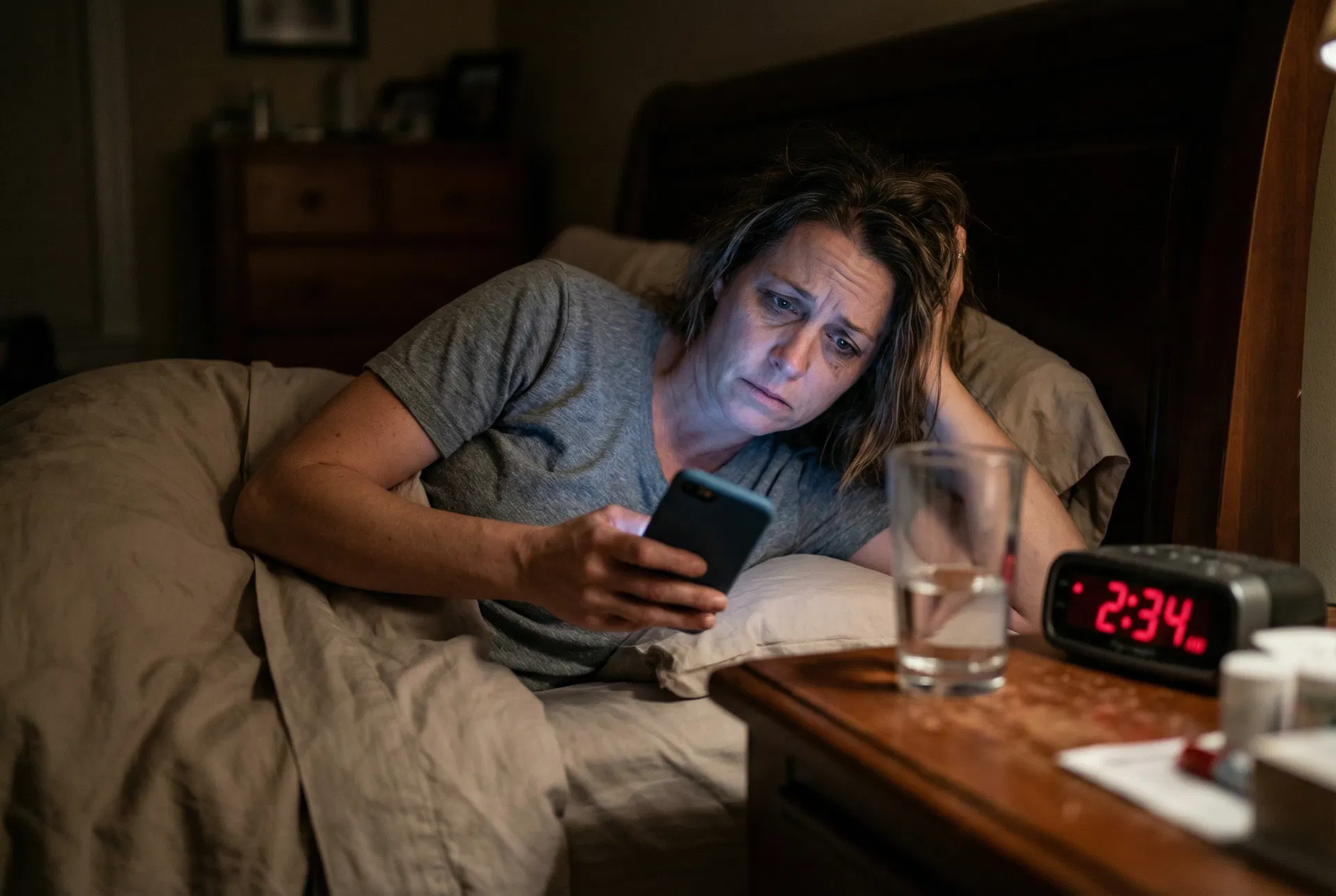 Mom lying awake at 2:30 AM worrying about her son's future