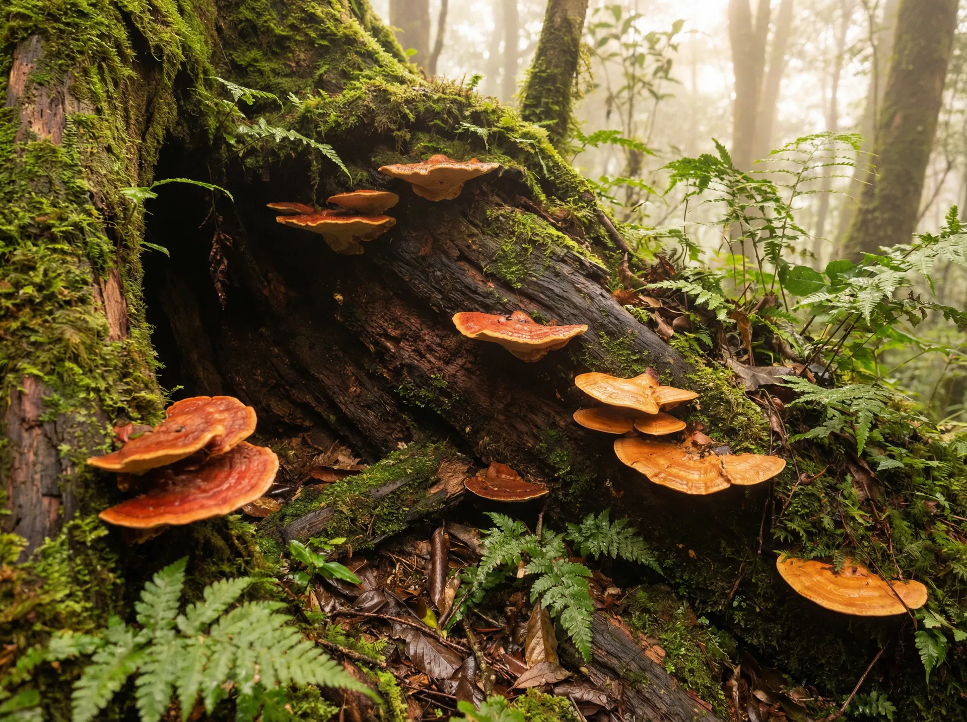 Antrodia cinnamomea in the wild