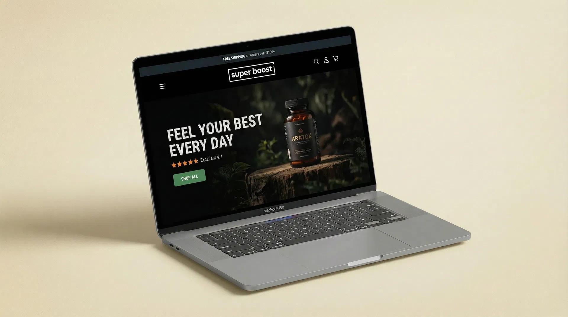 Super Boost Nutra website
