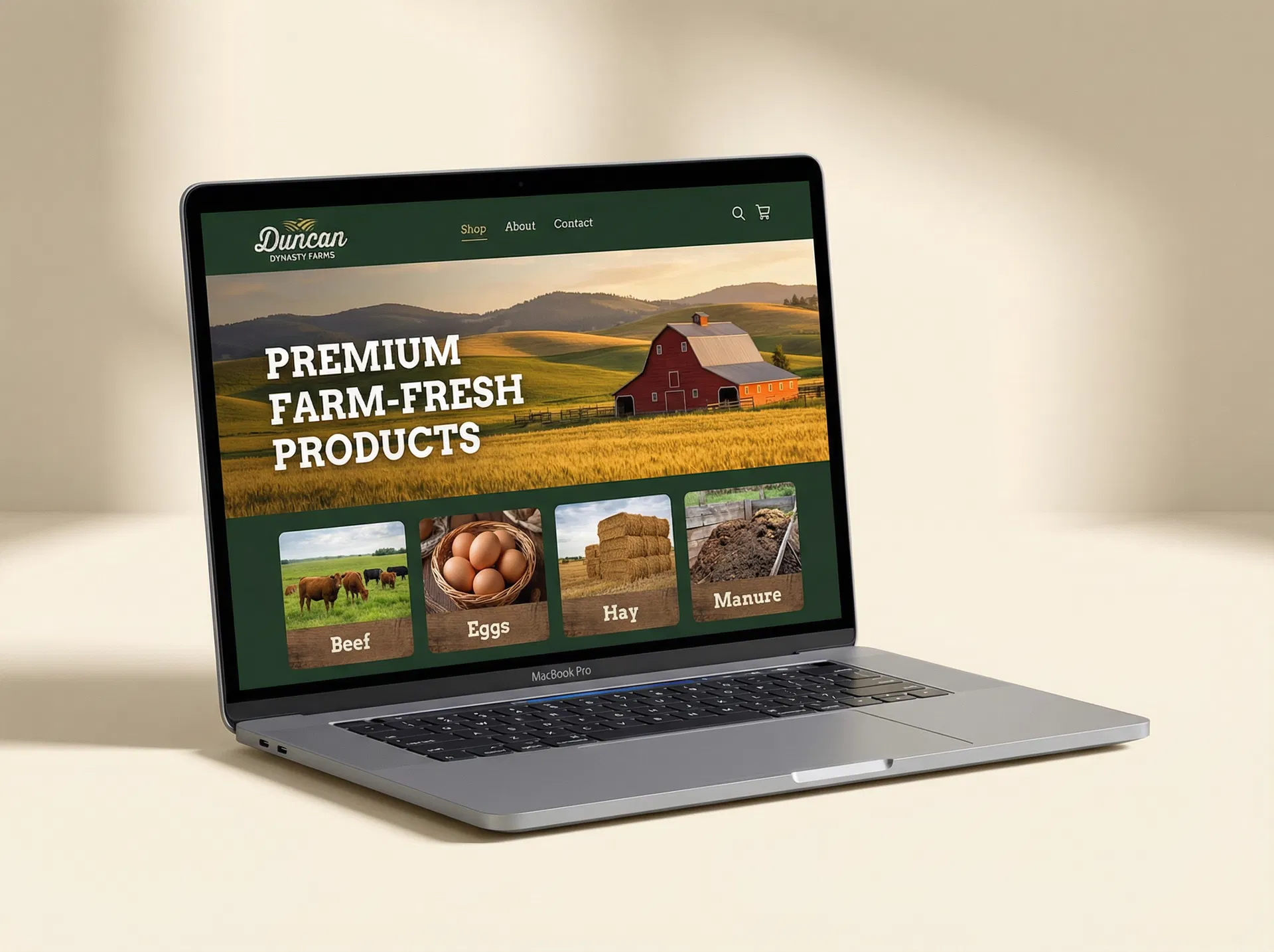 Duncan Dynasty Farms website