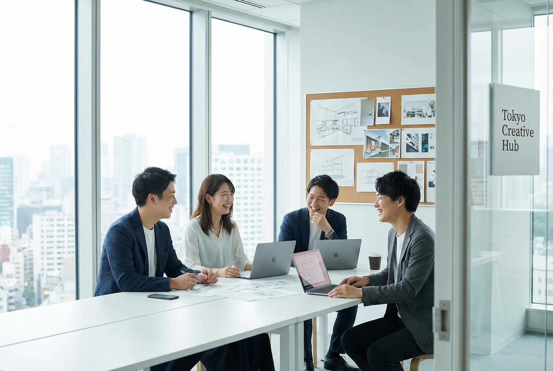 オフィス・チームの様子