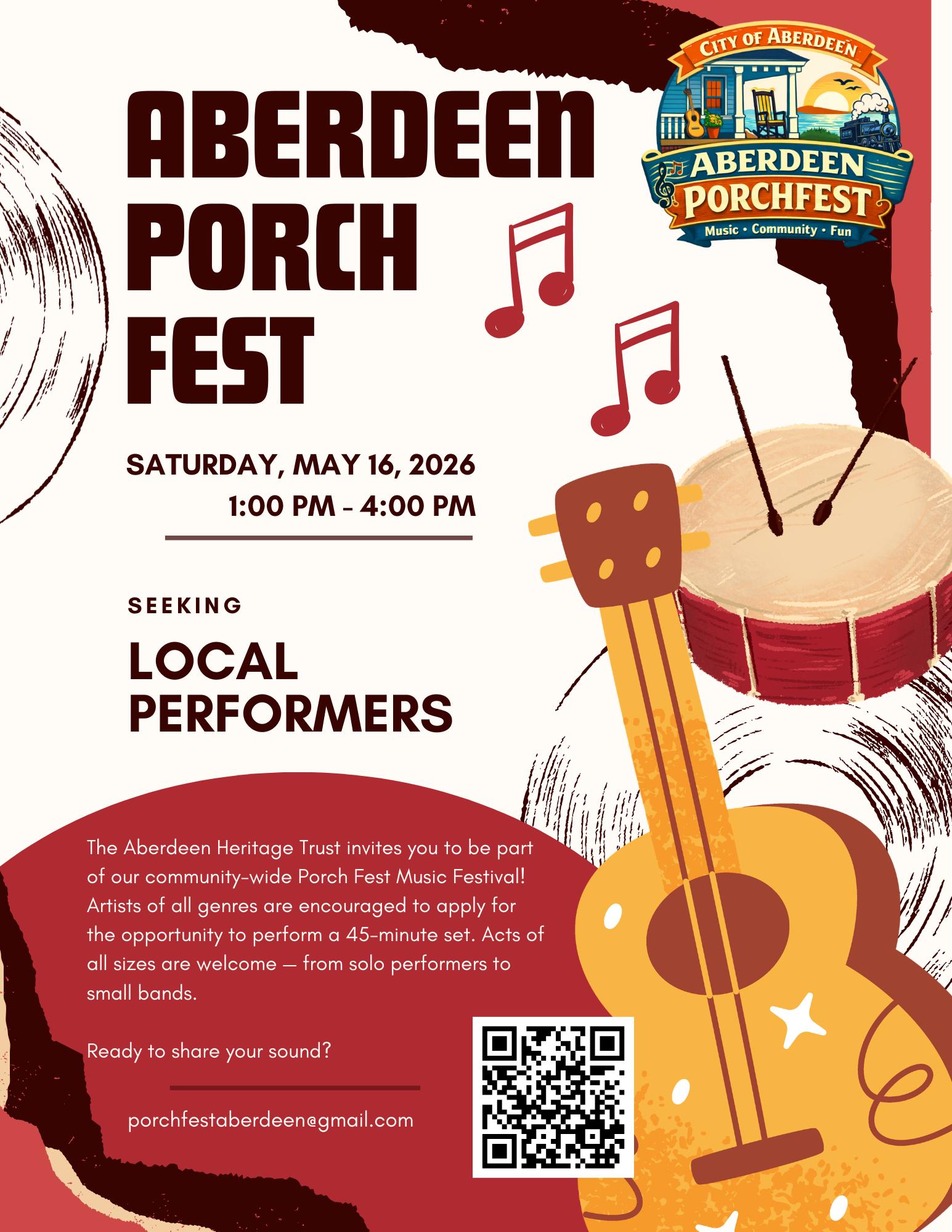 Aberdeen Porchfest 2026