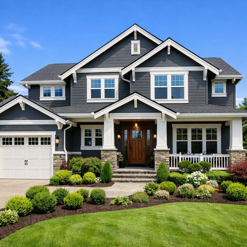 Exterior house painting — full home exteriors, siding, trim